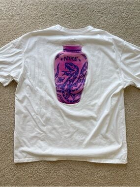 Nike SB Men's Max90 Graphic Skate Shirt - Size: XL - HV2201 100 - White